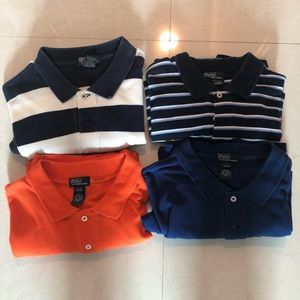 Four (4) Boys XL Polo Ralph Lauren Polos